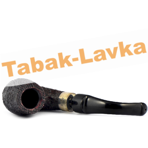 Трубка Peterson House Pipe - Sandblasted Bent P-Lip (без фильтра)-5