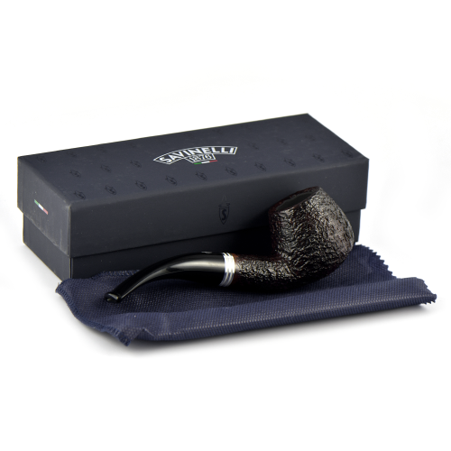 Трубка Savinelli Bianca - Rustic 645 (фильтр 9 мм)-2