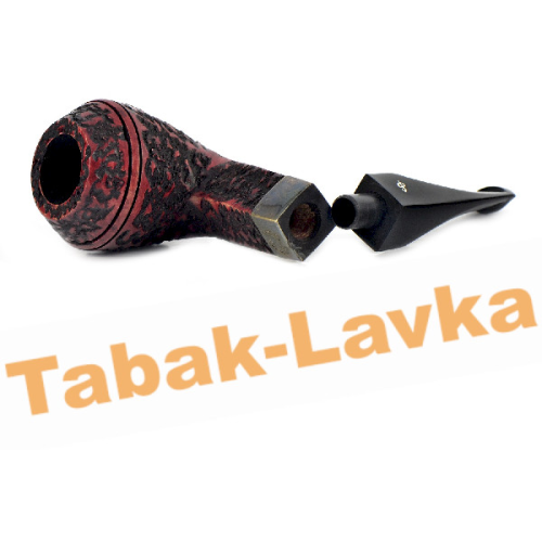 Трубка Peterson Sherlock Holmes - Rustic - Baker Street P-Lip (фильтр 9 мм)-6