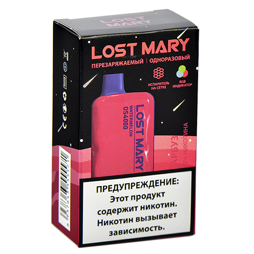 POD система Lost Mary Space Edition - OS 4000 - Арбуз - 2% - (1 шт.)