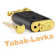 Зажигалка трубочная Im Corona 64-5003 Old Boy Gold Plated Sandblast Briar