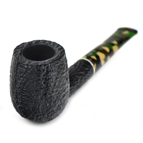 Трубка Savinelli Camouflage - Rustic Black 111 (фильтр 9 мм)-4