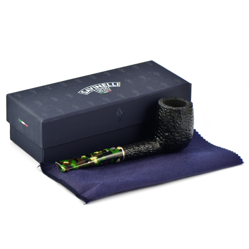 Трубка Savinelli Camouflage - Rustic Black 111 (фильтр 9 мм)-1