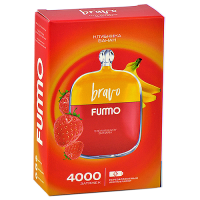 POD система Fummo - Bravo 4000 затяжек - Клубника - Банан - 2% - (1 шт.)