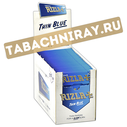 Бумага самокруточная Rizla+ - Thin Blue (50 шт)-1