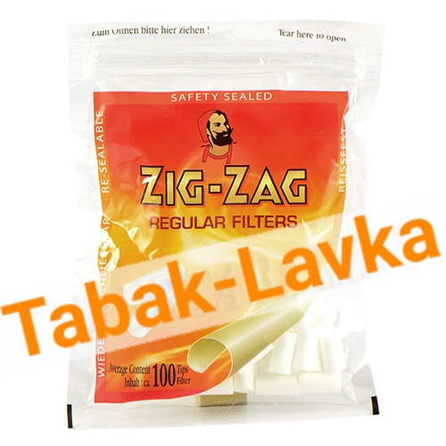 Фильтры для самокруток 8мм Zig-Zag - regular filters (100 шт)