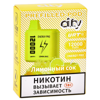 Картридж City Energy Pro 12.000 - Лимонный сок (1 шт.)