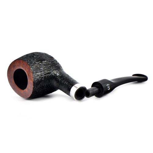 Трубка Stanwell - Brushed - Rustic Black 242 (без фильтра)-5