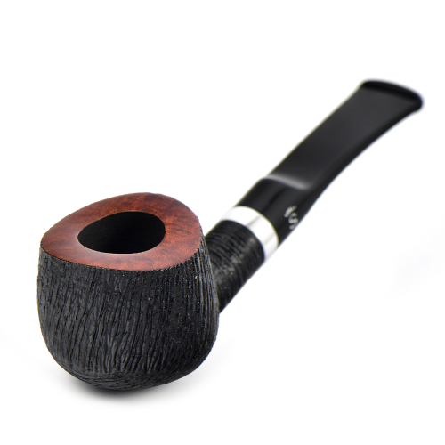 Трубка Stanwell - Brushed - Rustic Black 242 (без фильтра)-3