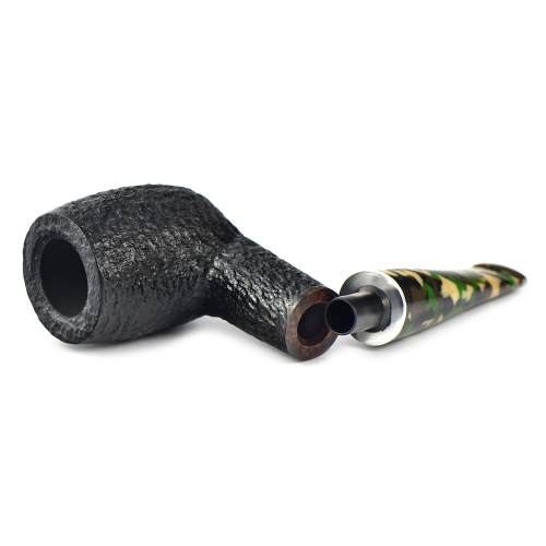 Трубка Savinelli Camouflage - Rustic Black 101 (фильтр 9 мм)-3