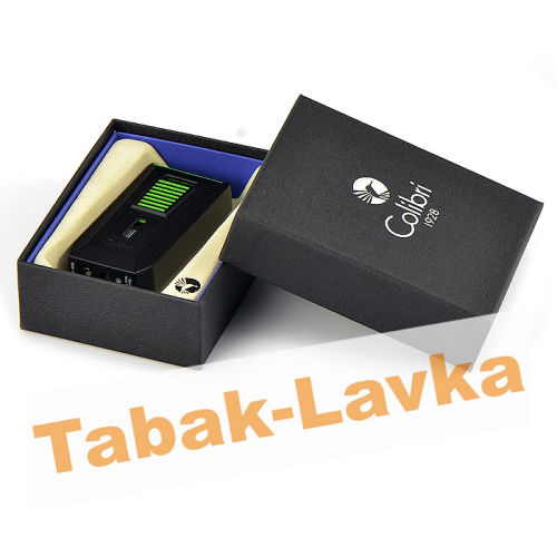 Зажигалка Colibri Slide LI850 T16 - Slide Black\Green (Сигарная)-2