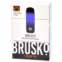 Многоразовая POD-система Brusko MINICAN 2 Black-Gray Gradient