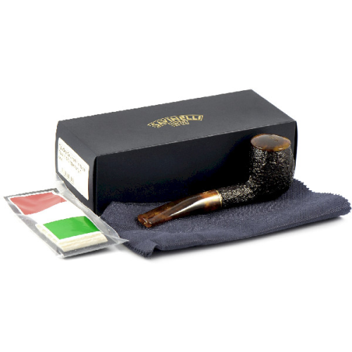 Трубка Savinelli Tortuga - Rustic 173 (фильтр 9 мм)-4