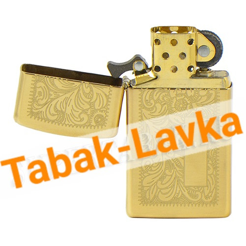 Зажигалка Zippo 1652B - Slim® - Brass Venetian-1