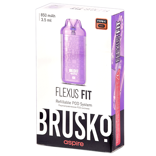 Многоразовая POD-система Brusko FLEXUS FIT - Purple