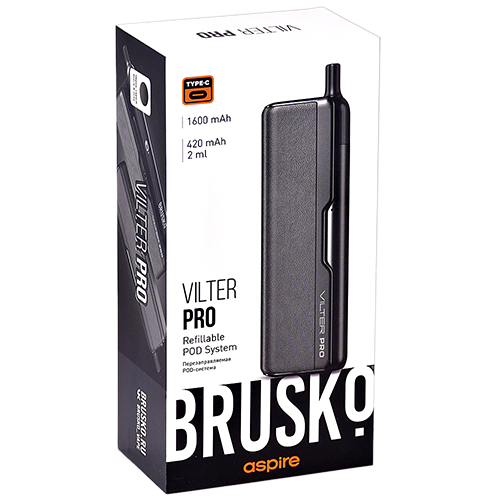 Многоразовая POD-система Brusko VILTER Pro - Black & Grey