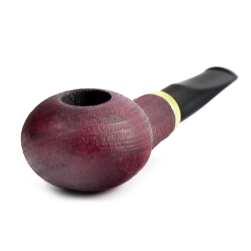 Трубка WoodPipe - Груша - Short (малая-прямая) - SandBlast Red (фильтр 9 мм)-3