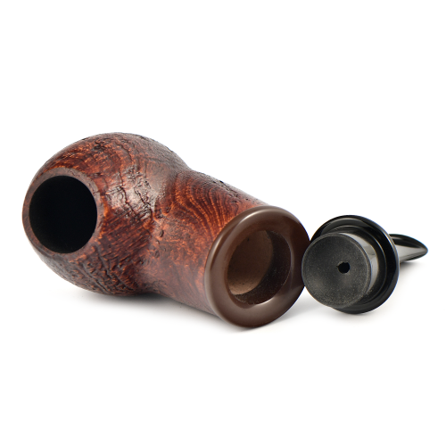 Трубка Astra 163 - Reverse Calabash Bent Apple - Brown Blast (без фильтра)-3