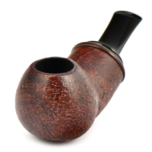 Трубка Astra 163 - Reverse Calabash Bent Apple - Brown Blast (без фильтра)-4