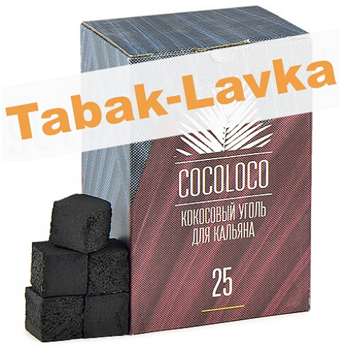 Уголь для кальяна CocoLoco 25 мм (72 шт)