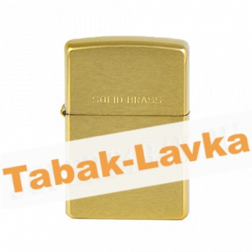 Зажигалка Zippo 204 Reg Solid Brass