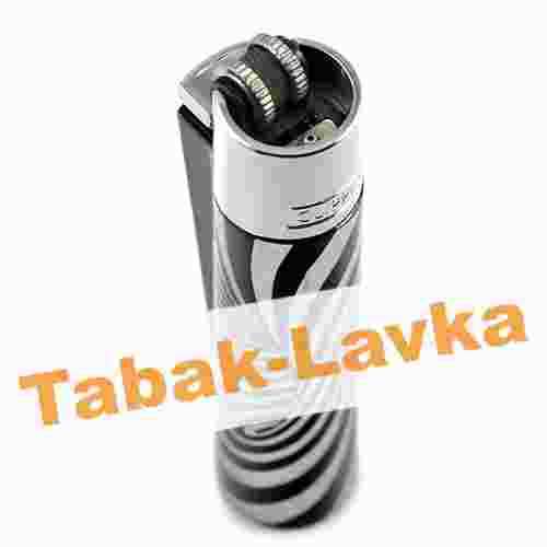 Зажигалка Clipper - СМ3S111 Zebra - Silver-3