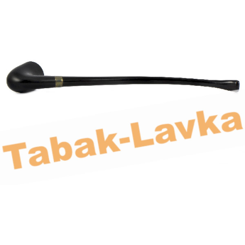 Трубка Peterson Churchwarden - Ebony D16 Silver (без фильтра)-3