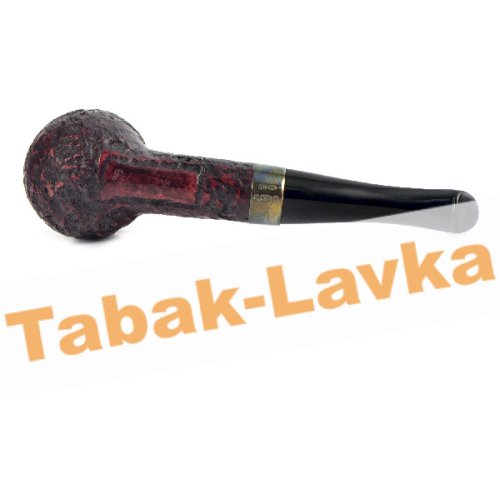 Трубка Peterson House Pipe - Rusticated Billiard P-Lip (без фильтра)-5