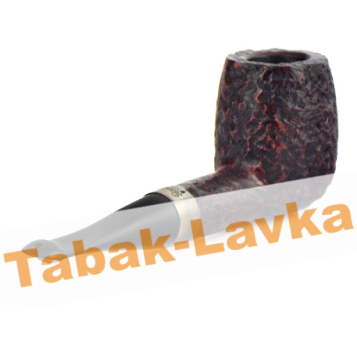 Трубка Peterson House Pipe - Rusticated Billiard P-Lip (без фильтра)-6