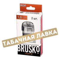 Сменный картридж Brusko MINICAN 3 мл - 1.0 Ом (Transparent) (2 шт.)