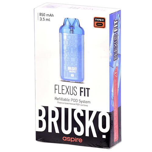 Многоразовая POD-система Brusko FLEXUS FIT - Blue