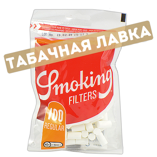 Фильтры для самокруток 8мм Smoking REGULAR (Classic) 100 шт