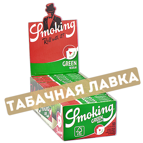 Бумага самокруточная Smoking Green (60 шт.)-1