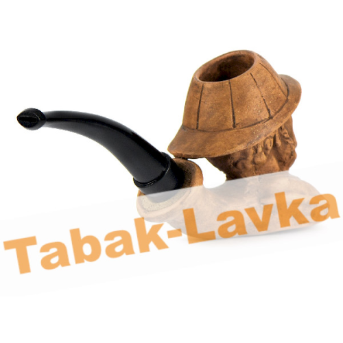 Трубка глиняная Parol - Арт. P50005 - Sherlock Brown (фильтр 9 мм)-5