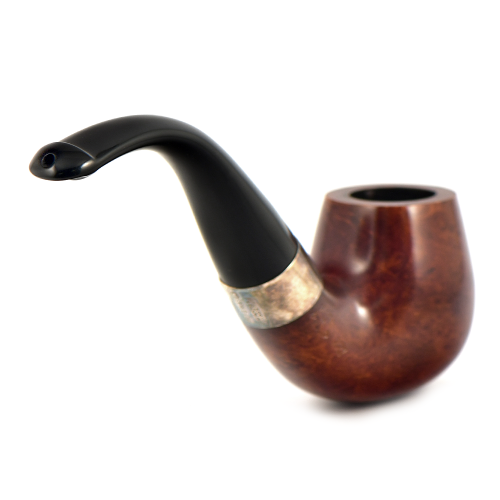 трубка Peterson Kildare - 221 Silver P-Lip (фильтр 9 мм)-1