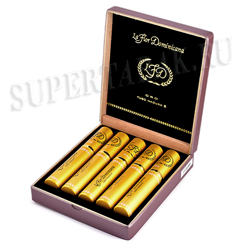 Сигара La Flor Dominicana - Oro Maduro №6 Tubo (1 шт)-1