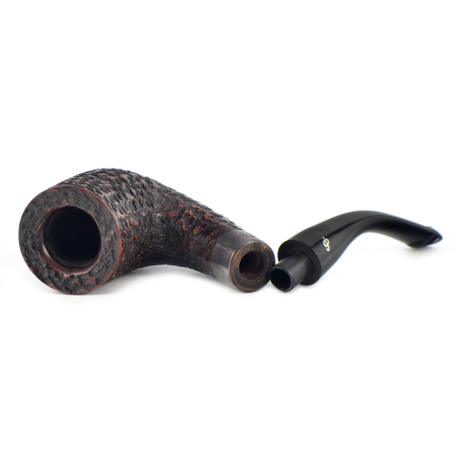 Трубка Peterson Sherlock Holmes - Rustic - Rathbone P-Lip (фильтр 9 мм)-4