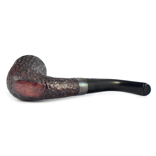 Трубка Peterson Sherlock Holmes - Rustic - Rathbone P-Lip (фильтр 9 мм)-2