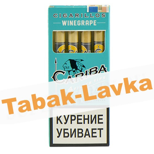 Сигариллы Cariba Wood Tip Winegrape - 4 шт.