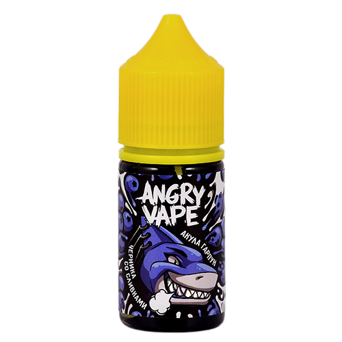 Жидкость для эл. сигарет - Angry Vape - Акула Гарпун - Черника со сливками - (30 мл)