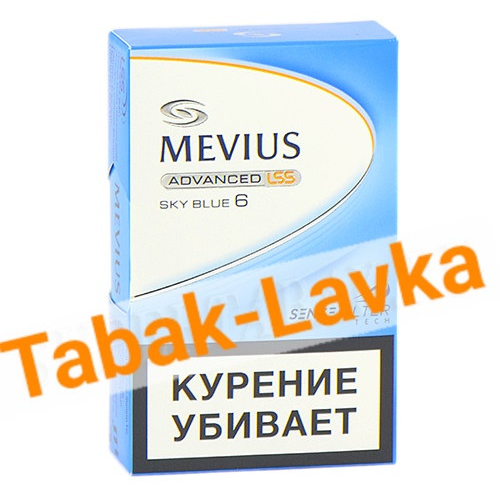 Сигареты Mevius - Sky Blue (Side Slide Box) - (МРЦ 243)