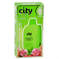 POD система City - Dazzling 5000 затяжек - Арбуз - Мята - Жевательная резинка - 1,8% - (1 шт.)