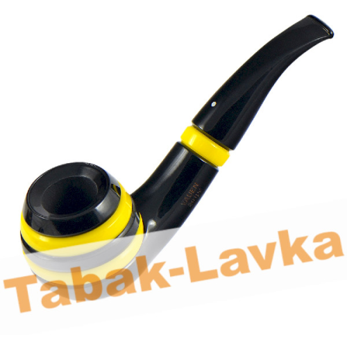 Трубка Vauen Stripe 237 Black/Yellow (фильтр 9 мм)-1