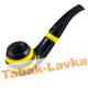 Трубка Vauen Stripe 237 Black/Yellow (фильтр 9 мм)