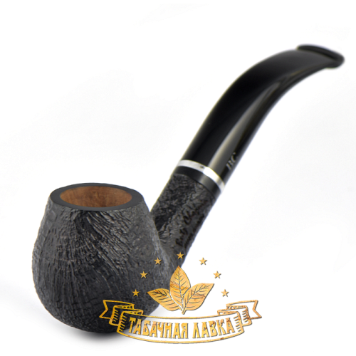 Трубка Butz Choquin Ring Grain - Bent SandBlast (фильтр 9 мм)-5