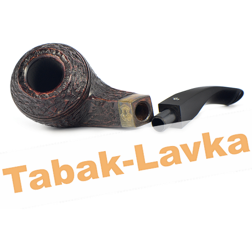 Трубка Peterson Sherlock Holmes - Rustic - Squire P-Lip (фильтр 9 мм)-7