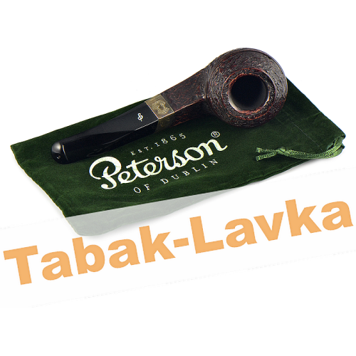 Трубка Peterson Sherlock Holmes - Rustic - Squire P-Lip (фильтр 9 мм)-3