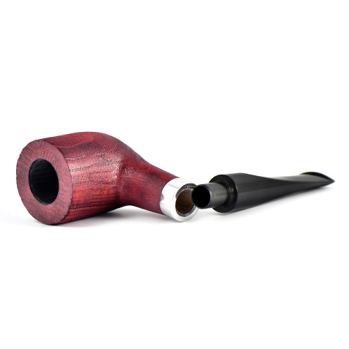 Трубка WoodPipe - Груша - Pot - SandBlast Red - (фильтр 9 мм)-2