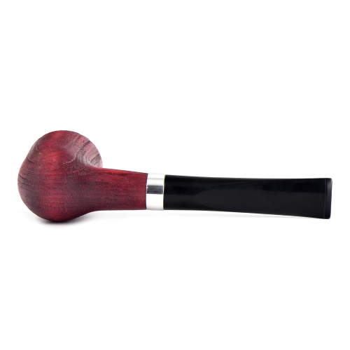 Трубка WoodPipe - Груша - Pot - SandBlast Red - (фильтр 9 мм)-5