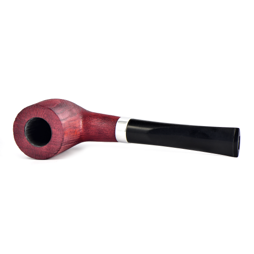 Трубка WoodPipe - Груша - Pot - SandBlast Red - (фильтр 9 мм)-1